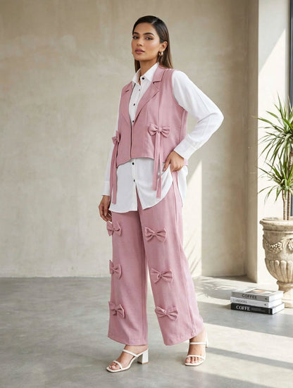 Jacket Bow Style 3pc cord set
