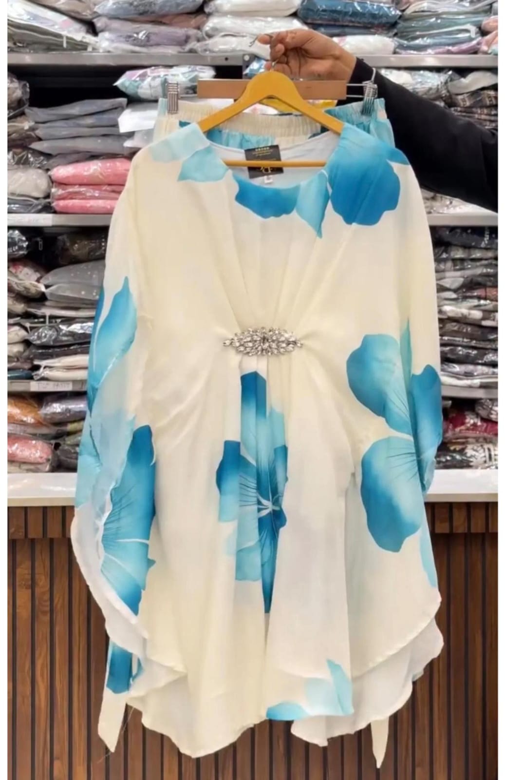 Digital Floral Kaftan